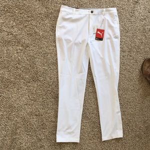 Puma men’s golf pants white